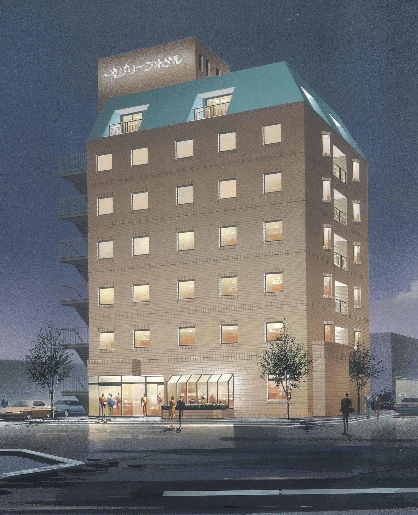 Ichinomiya Green Hotel Kültér fotó